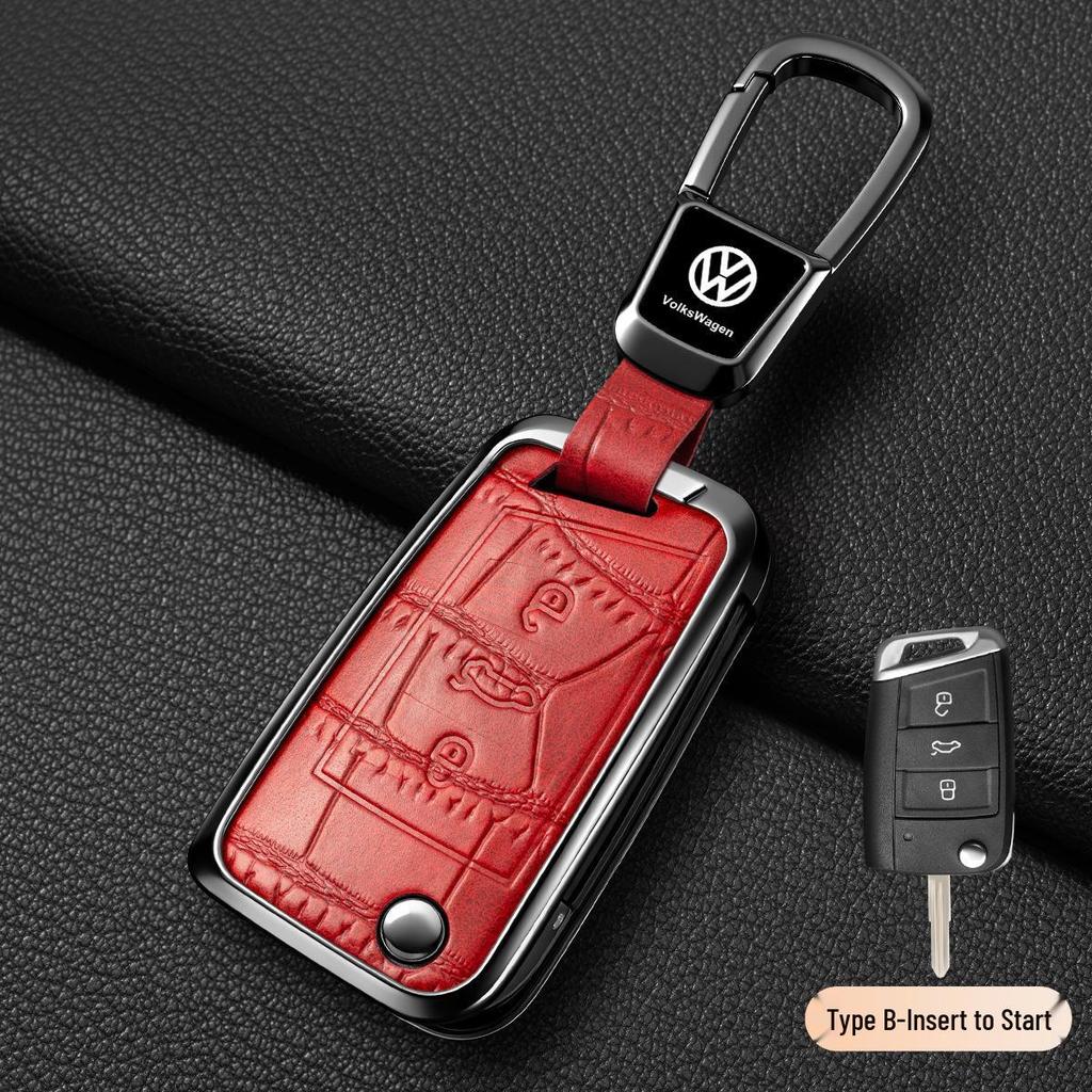 Volkswagen Passat 2017-2018 Schlüsseletui & Schutzhülle mit Haken.