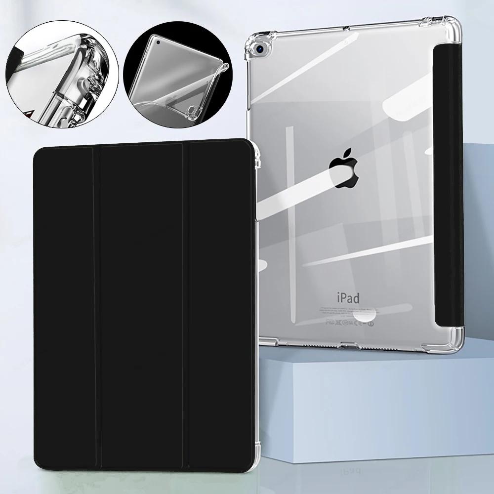 Voor iPad A16 Hoes 2025 Magnetische Drievoudige Standaard Transparante Cover met Potlood voor iPad 11e Generatie A3355A3356 Tablethoes 11"