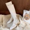 ! Shoes Square Head Rivet Rear Zipper Medium and High Elastic Boots Women's Skinny Short Boots