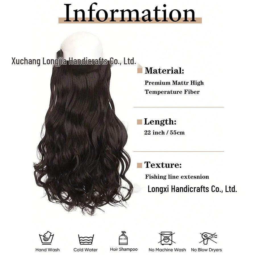 Curly Mermaid Hair Extensions: Long, Big Wave, Water Waves