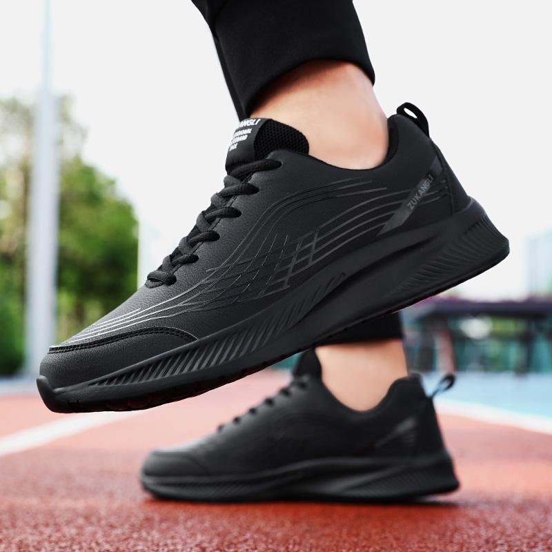 Fashion Men's Running Shoes Full Palm Carbon Plate Sports Shoes Breathable Shock-absorbing Athletics Training Sneaker Mesh Sneaker 38-47