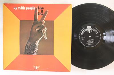 LP Record UP, PEOPLE - Live It Live 2359013 BUDDAH RECORDS 1970 UK Soul/Funk Used