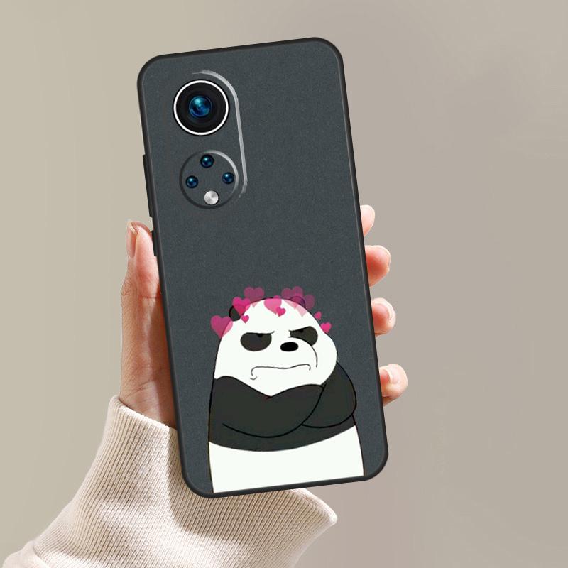 Cartoon Panda Bear Case Cover For Honor X8a X9a X7a X6a X7 X8 X9 50 70 90 Lite Honor 8X 9X Magic 5 Lite Pro