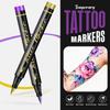 Soft Tip Temporary Skin Marker Pen - Disposable Body and Face Paint for Festivals and Parties