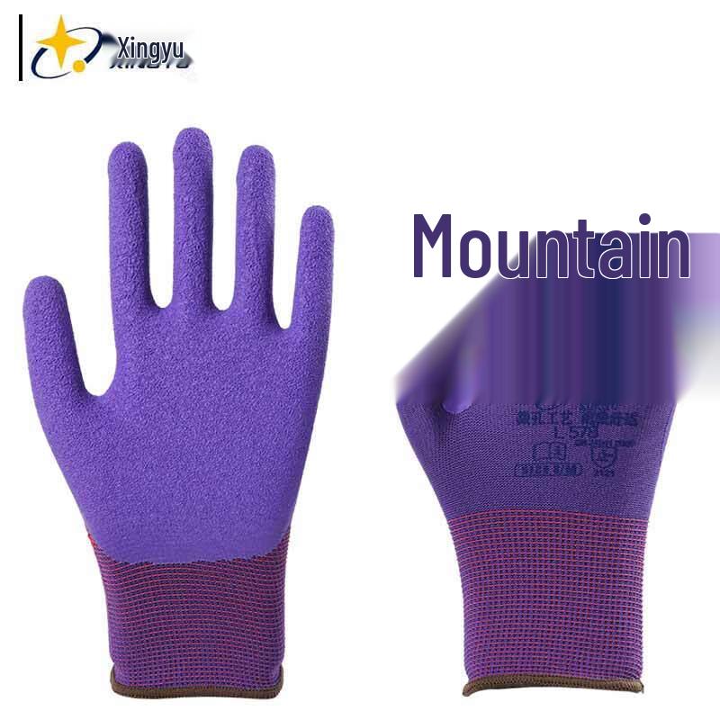XINGYU L578 Anti-Slip Latex Foam Dipped Work Gloves