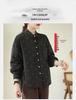 Gesteppte Polka-Dot-Print Damen Übergröße Baumwoll-Hemdjacke
