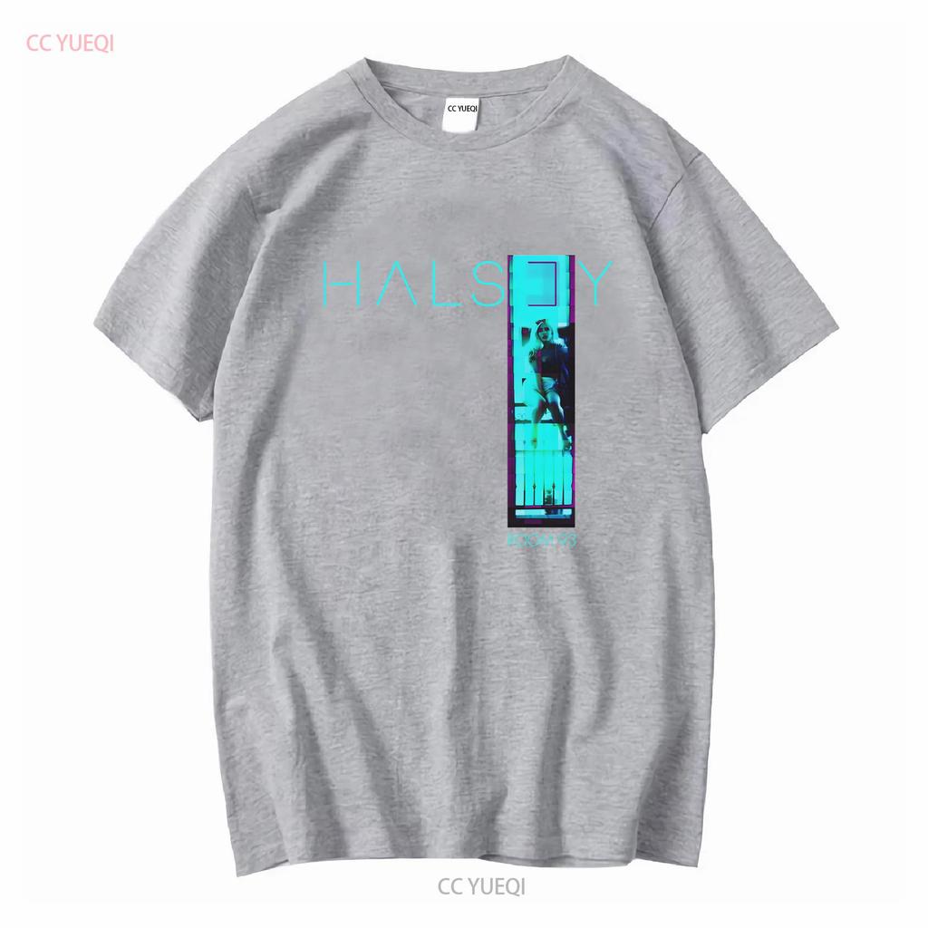 Halsey room 93 Tričko TOUR Love and Power KL496 vintage Prané móda Všestranné Strečové homme Ležérní Pohodlné grafické