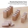 50PCS 8x22x40mm Domino Tenon / Domino Loose Tenons Oval Shape Elongated Design Loose Tenons for Joinery Systems