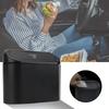 Car Trash Can with Lid Universal Vehicle Mini Leakproof Garbage Bin Car Organizer Storage for Front Back Seat Vehicle supplies