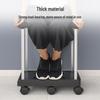 Multi-layer Mobile Storage Rack with Brakes for Office/Home