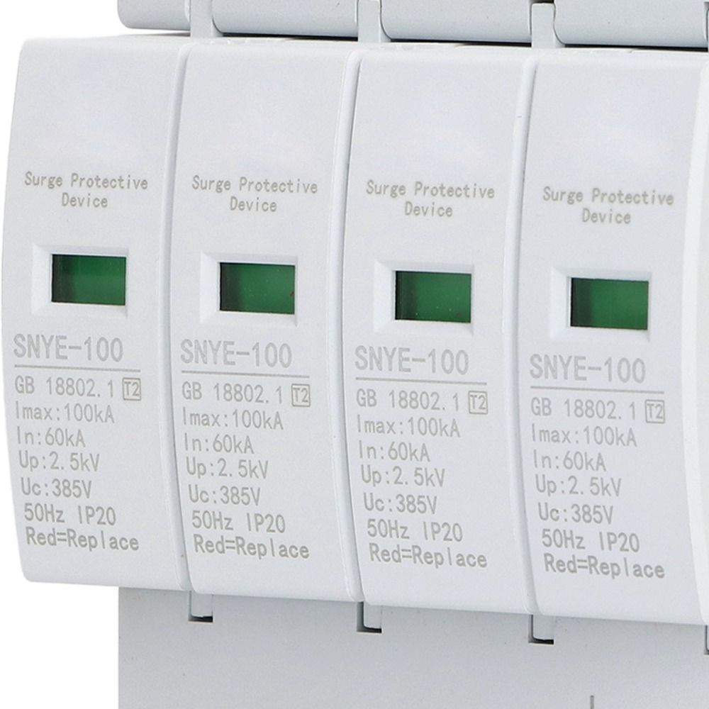 4P Surge Protective Device 385V Lightning Arrester Device  Low Voltage Monitoring