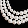 2Pcs/Set Women Jewelry Gift, Three-Layer Imitation Pearl Choker Necklace And Hook Earrings, Adjustable Chain Length Necklace Earrings Set