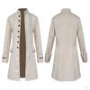 Coat Steampunk Gothic Vintage Punk Casual Loose Solid Color Jacket Suit