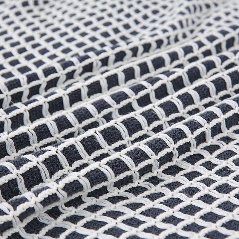 Vier Jahreszeiten Waffel Strickdecke und Überwurf Moderne einfache Bett Ende Handtuch Nickerchen Sofa Bettdecke Bequeme Schal Decke Großhandel