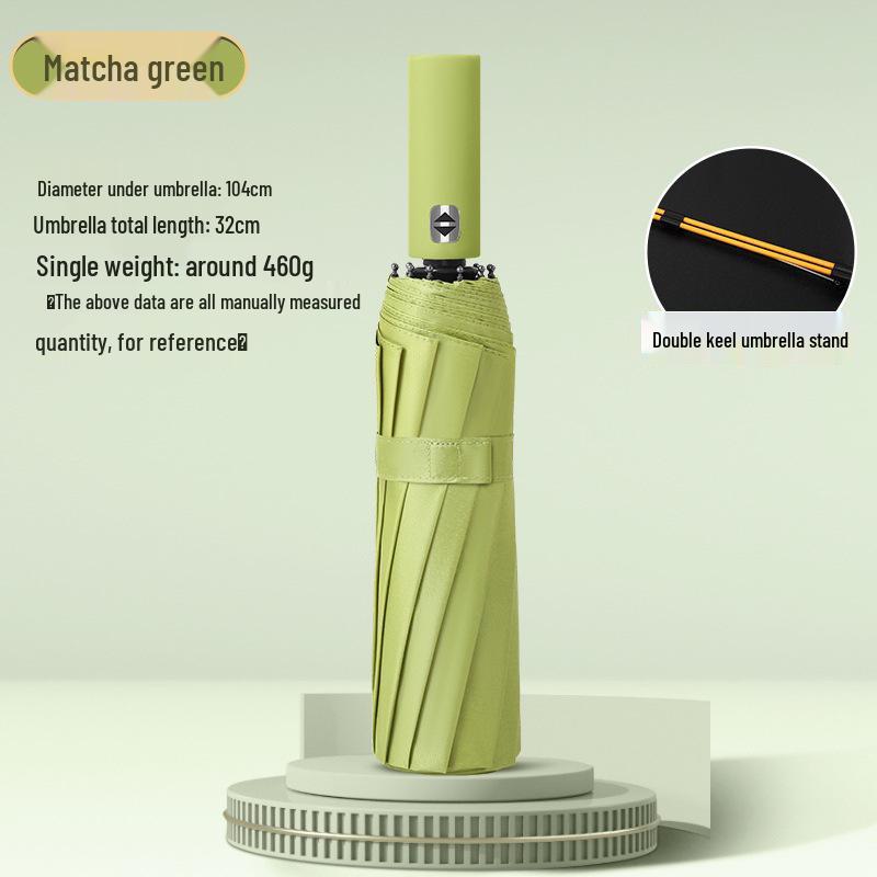 96-Rib XL Windproof Automatic Umbrella: Reinforced, UV Protected for Men & Women