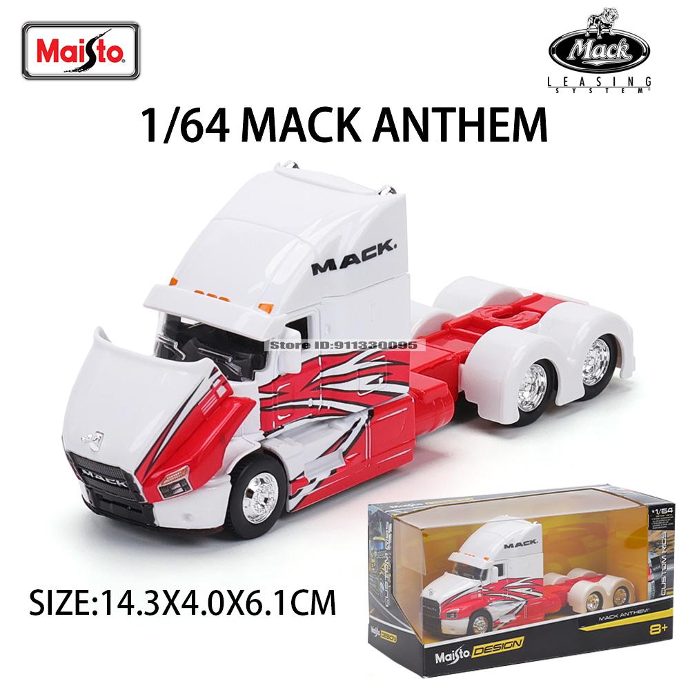 

Maisto 1:64 International Mercedes-Benz MACK Anthem Trailer model simulation car model alloy car toy male collection gift
