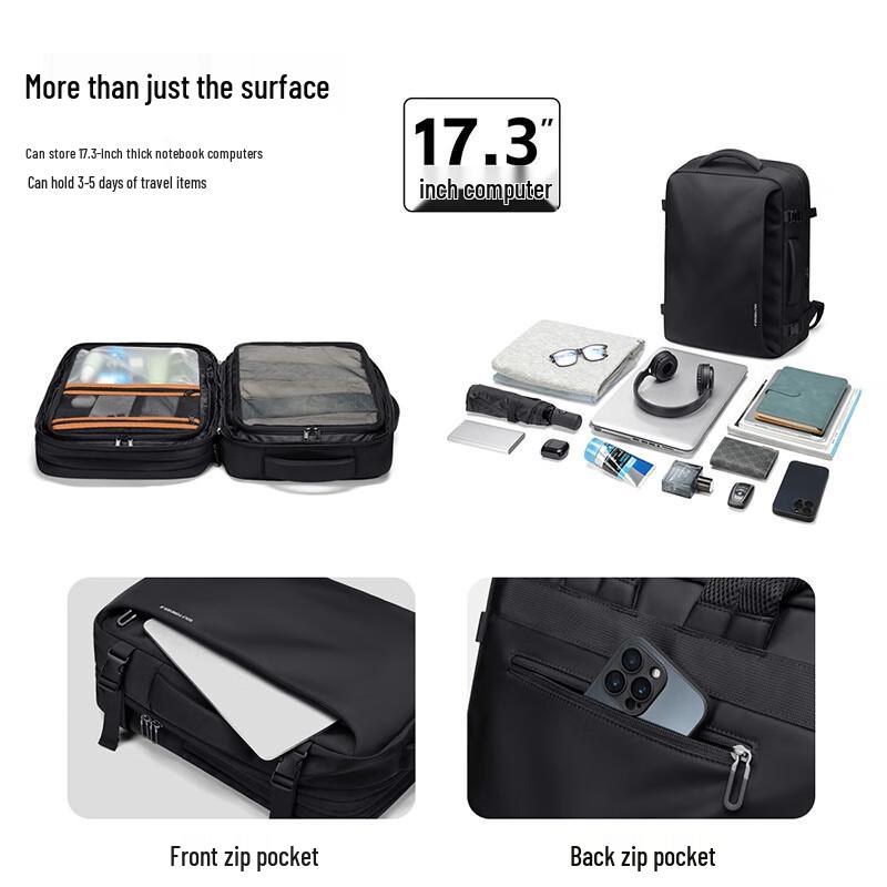 GOLF Men's 17.3-inch Laptop Travel Backpack