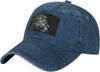 Leopard Print Vintage Baseball Cap Denim Cotton Dad Hat Sunhat Adjustable Unisex Trucker Hat