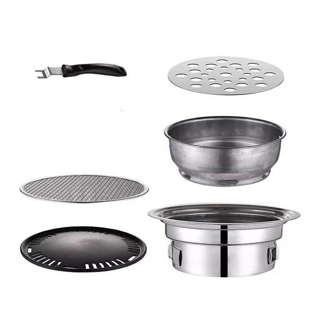 40x23.5x13.5cm Korean Style Table Charcoal Portable BBQ Grill Camping Outdoor AU