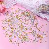 8000Pcs Star Confetti, 6 mm Stars Sequ for Table, Gold and Multicolor Star Confetti for Birthday Wedding Party Festival Decorations