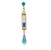 Vanitas no Carte Crystal Hourglass Dangle Earrings