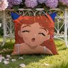 AnimeWonder Egg Priority Cushion Cover Home & Car Dual-Scene Pillow Cover: Reversible for Premium Comfort