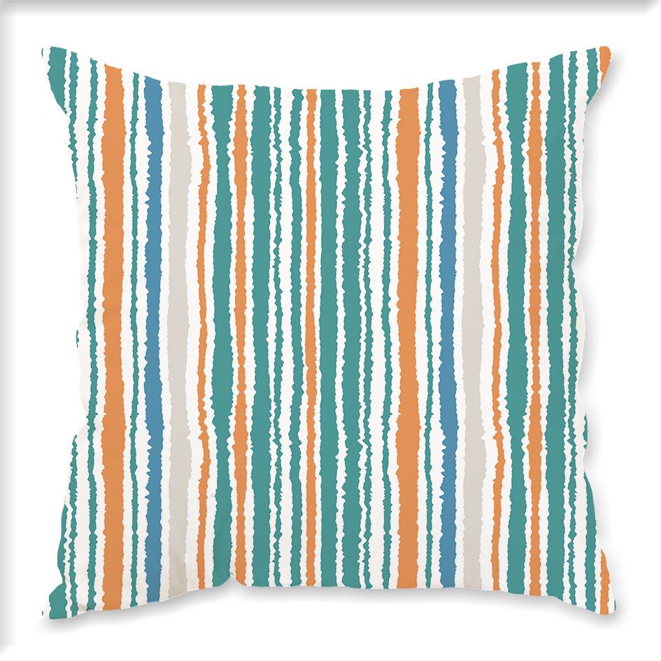 

Скандинавский стиль Инс Простые линии подушки Расписная геометрическая плитка Плюшевая наволочка Цифровая печать Чехол для спинки 45cm pillowcase