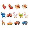 Cute Version Walking Balloon Cartoon Design Wheeled Pony Balloon Horse Year Balloon  Photo Props