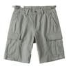 Heavyweight Pure Cotton Thick American Retro Loose Straight-Leg Work Shorts Summer Casual Multi-Pocket Men's Knee-Length Shorts