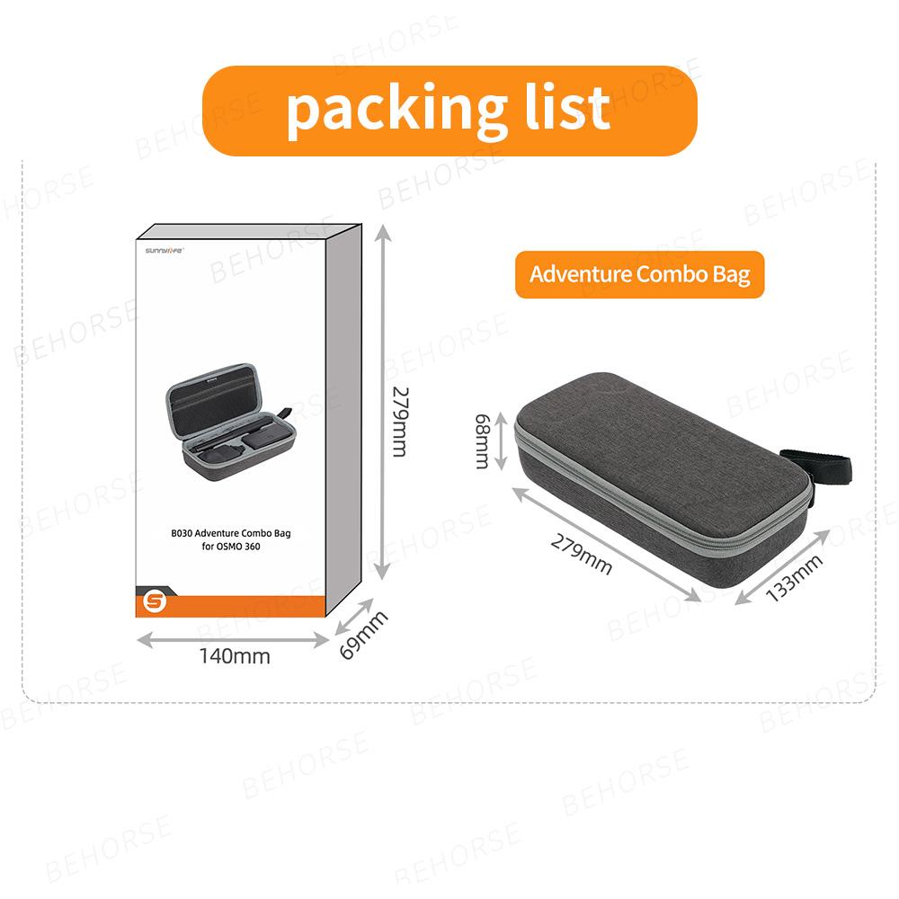 For DJI Osmo 360 Mini Handbag Carrying Case Portable Storage Bag All-round Protection Box For DJI OSMO 360 Camera Accessories