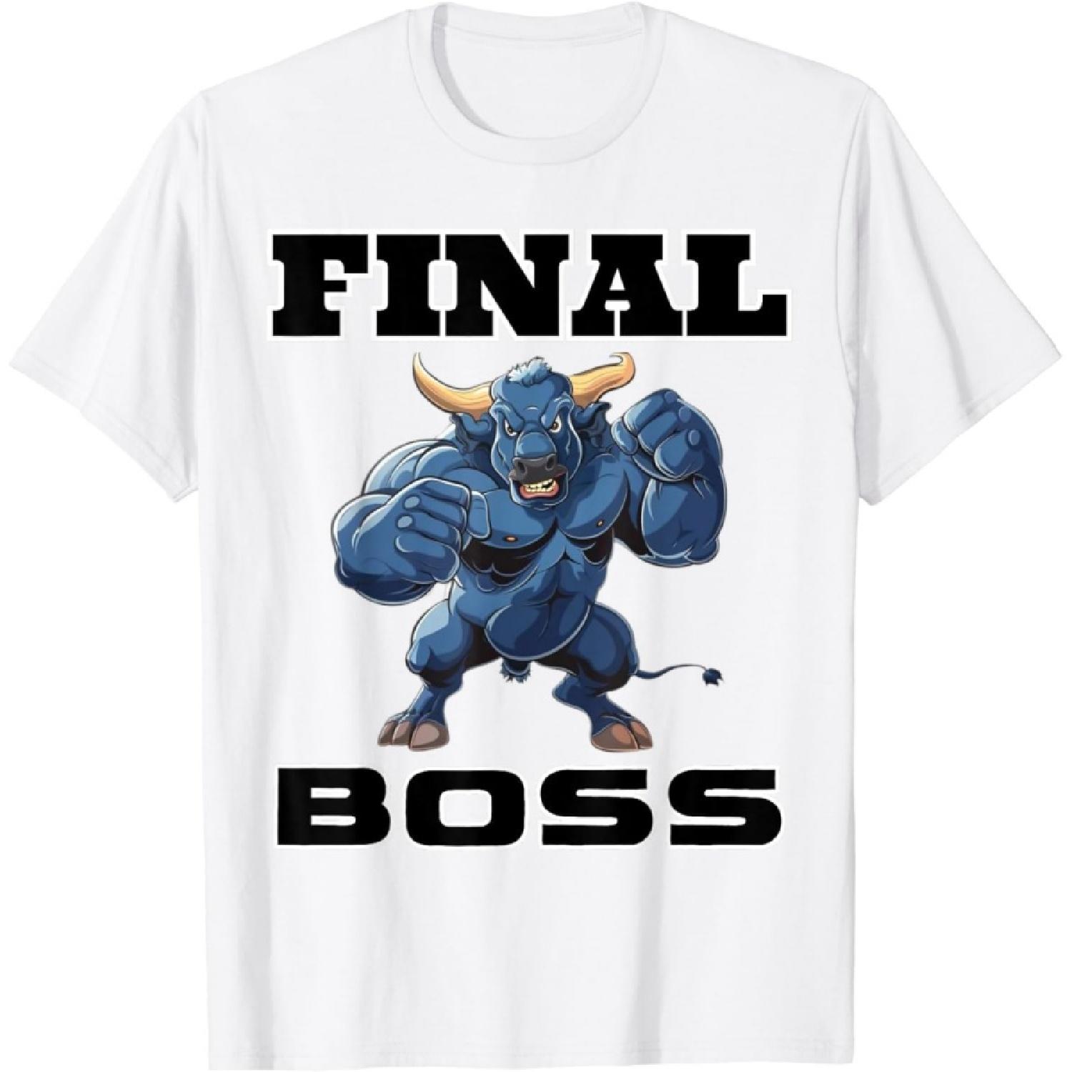 YYUUYUU Wrestling s Final Boss T-Shirt S