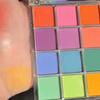 16 barev Kouzelný zrcadlový prášek na nehty Třpytivý třecí prach Pigment na manikúru Y2K Metalický holografický prášek na lakování nehtů