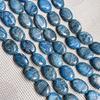 Hand-Painted Natural Gemstone Oval Beads for DIY Jewelry Necklaces & Bracelets