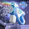 Electric Space Soap Bubble Gun Automatic Bubble Machine Maker Lights Astronaut Outdoor Games Park Toys For Kids Children's Gift