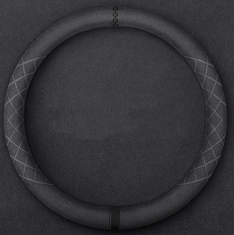 For High-End Car Cover Universal Steering Wheel Cover Best-selling Steering Wheel Cover 38cm*8.2cm чёрный