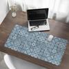 Protective Mat for Countertops for Companies, Offices, Geometric Mosaic 100x50 Cm