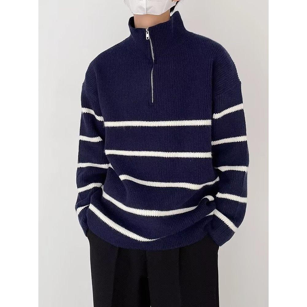

Japanese Style Men s Retro Soft Knit Zipper Cardigan Sweater 2XL (145-155 lbs)