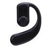 Bluetooth 5.4 Earpiece Noise Cancelling Mic 180mAh Battery Single Ear Headset with Ear Hook for Music Black