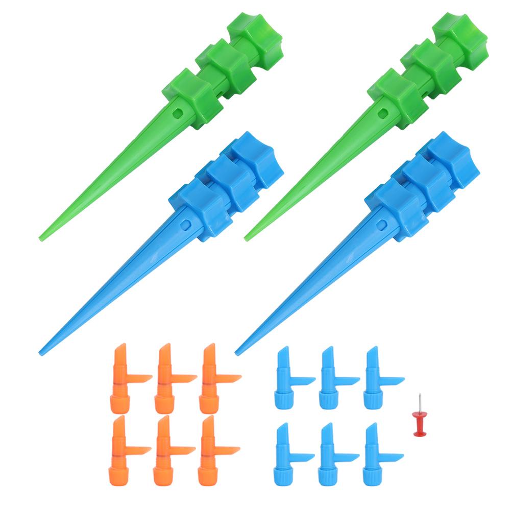 12Pcs Flower Potted Plant Adjustable Automatic Watering Sprinkler with Valve Irrigation Tools