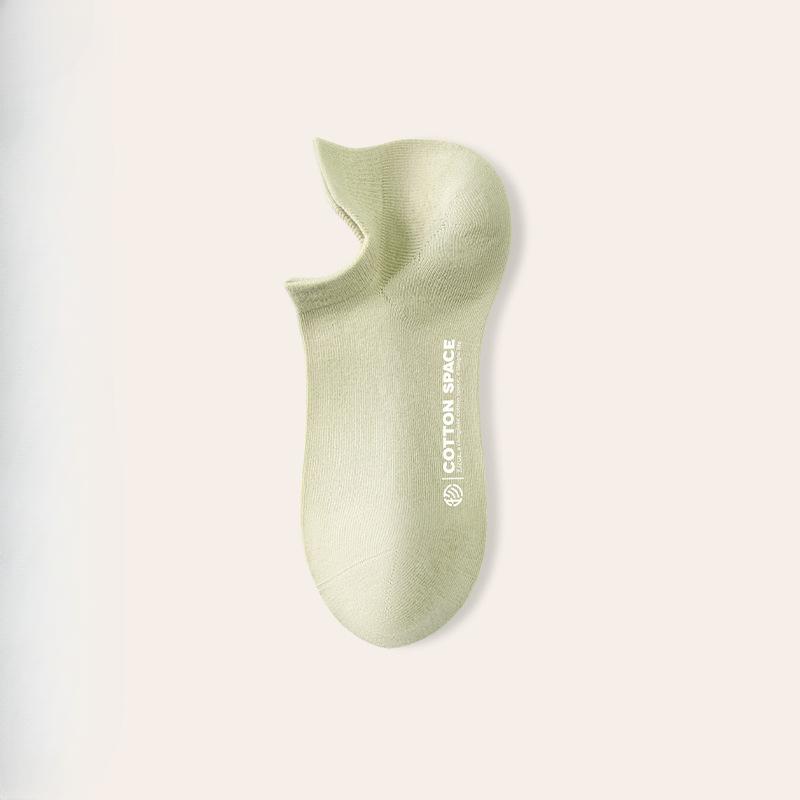 Women's Spring and Summer Invisible Deodorant Antibacterial Anti Pilling Boat Socks