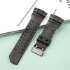 Black Gold Rubber Resin Watch Strap for Casio GA110/400/700/GD120/140