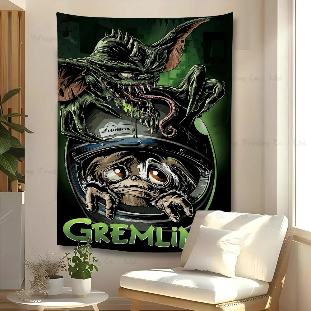 Gremlins Movie Hanging Bohemian Tapestry Hanging Tarot Hippie Wall Rugs Dorm Japanese Tapestry