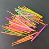 Plastic Crochet Hooks & Rainbow Rubber Band DIY Bracelet Kit