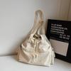 2025 Casual Solid Cloth Large Capacity Shoulder Bags String Simple Versatile Fashionable Portable Popularity Handbags for Women