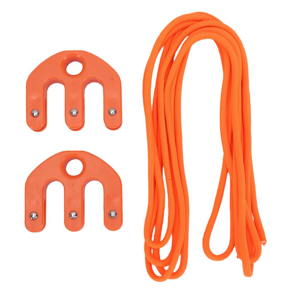 Sistema di Paranco a Blocco e Puleggia Leggero Portatile Mini Tascabile Attrezzatura Raven Piccolo Sistema di Paranco a Blocco e Puleggia