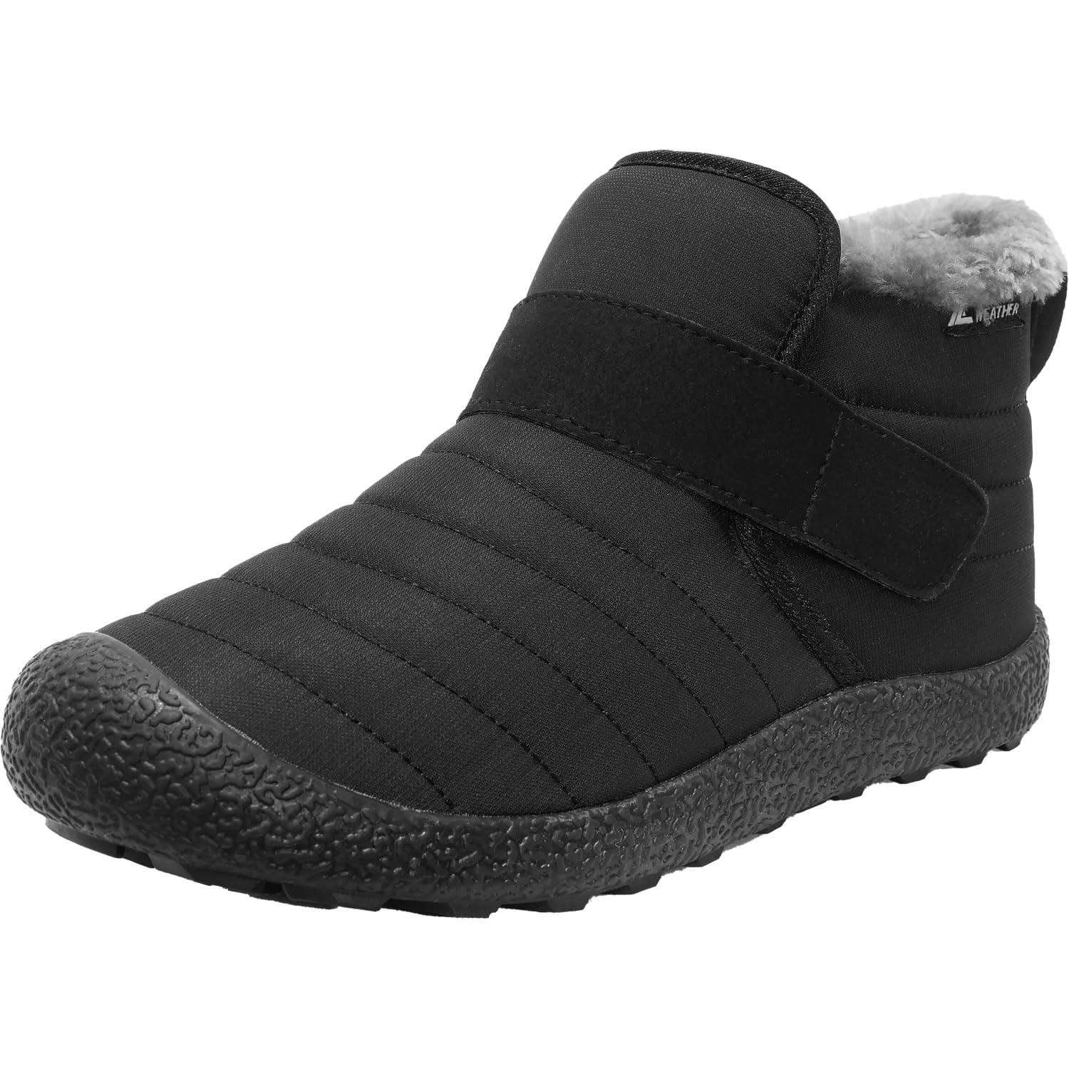 

Снегоступы Radweather для мужчин и теплые и холодные для женщин, 3-слойная конструкция, стелька с флисовой подкладкой, водоотталкивающие, погода. чёрный