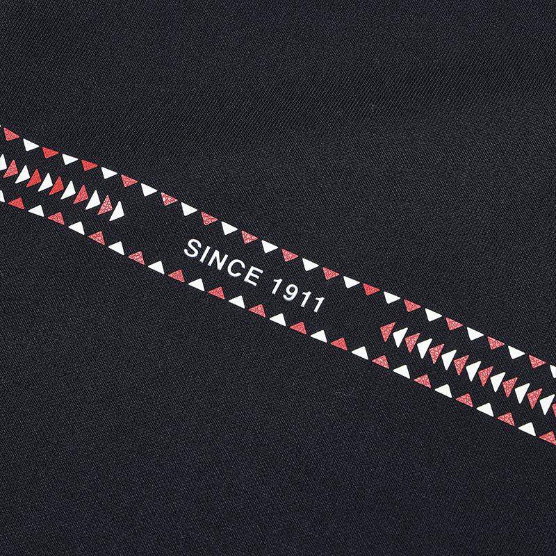 Fila White Fashion Trend Comfortable Versatile Casual Knit Pullover Sweatshirt Men Sweatshirt Legendary-Blue F61M443201F-NV