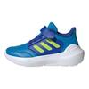 adidas Tensaur Run 3.0 EL Chaussures d'extérieur basses confortables, tendance, polyvalentes et durables pour enfants Bleu royal Vert fluorescent JH8604