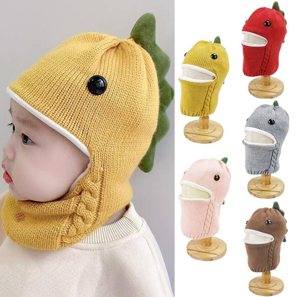 Wool Ear Protection Hat Soft Kids Earmuffs Cap Winter Warm Woolen Knitted Hats Baby