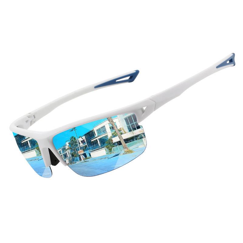 Outdoor Fishing Sunglasses New Polarized Riding Windproof Sports Glasses Cross-border UV Resistant Dazzling
